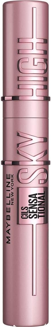 Maybelline New York Lash Sensational Sky High Mascara, Bulky and Extended Mascara, Washable Flake-free Formula Infused with Bamboo Extract and Fiber, 5ml, Shade: 01, Black
